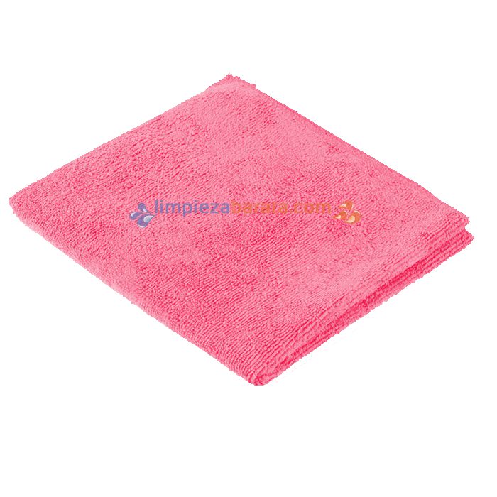 Bayeta Terry microfibra rosa